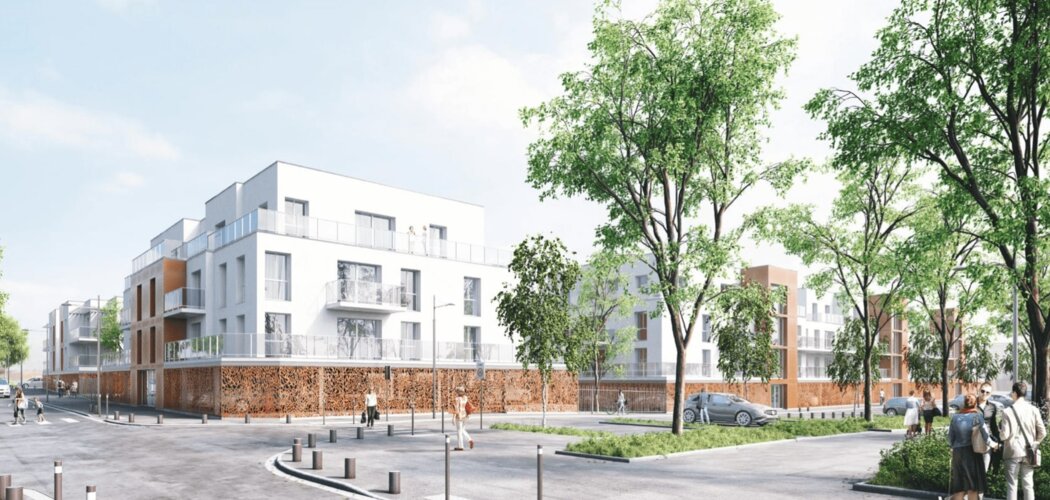 Programme immobilier neuf Green Lane - Chartres : appartements neufs à 5 min du centre-ville, balcons et jardins privatifs (28000) - Référence : 10236