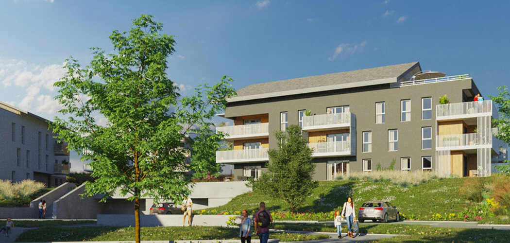 Programme immobilier neuf L'Ermengarde - Charvonnex : Appartements T2–T4 avec balcons, terrasses et vue sur le Parmelan au cœur de la nature (74370) - Référence : 4903