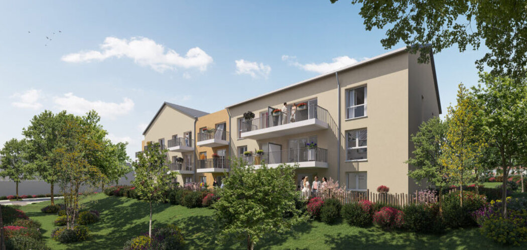 Programme immobilier neuf Le Domaine du Prieuré - Châteaubriant cadre résidentiel entre Nantes et Rennes (44110) - Référence : 18118