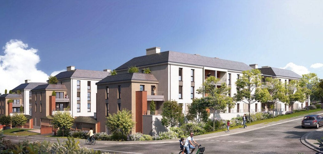 Programme immobilier neuf CASSIOPEE - Châteaugiron : Appartements T2–T4 avec terrasses, parking sécurisé et proximité centre-ville et château (35410) - Référence : 14792