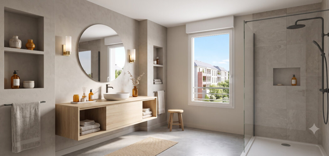 Programme immobilier neuf CASSIOPEE - Châteaugiron : Appartements T2–T4 avec terrasses, parking sécurisé et proximité centre-ville et château (35410) - Référence : 14792