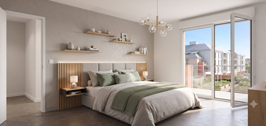 Programme immobilier neuf CASSIOPEE - Châteaugiron : Appartements T2–T4 avec terrasses, parking sécurisé et proximité centre-ville et château (35410) - Référence : 14792