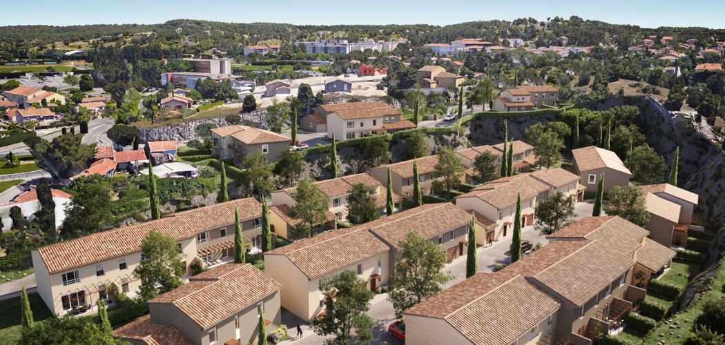 Programme immobilier neuf Les Jardins du Château - Châteaurenard à proximité du centre ville (13160) - Référence : 8828