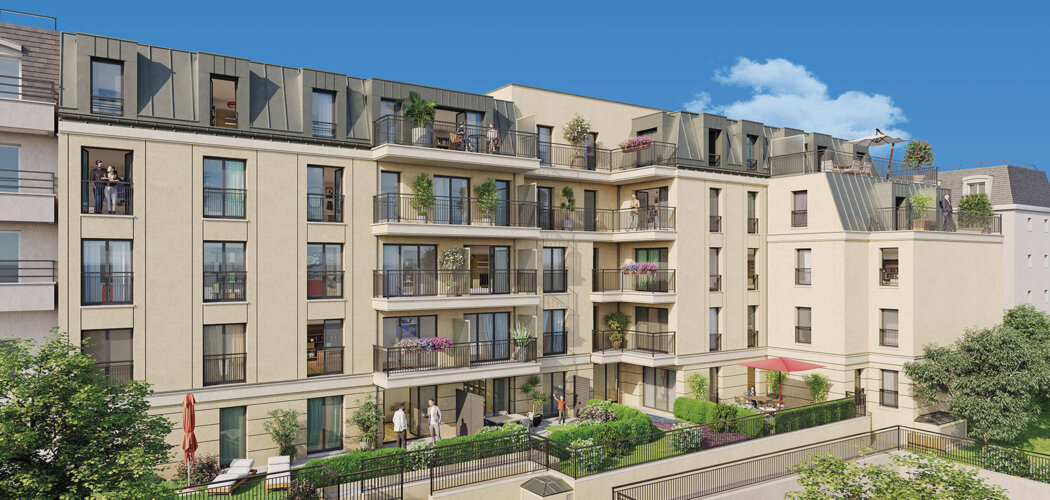 Programme immobilier neuf Villa Christina - Châtenay-Malabry à deux pas de la station de tramway T10 (92290) - Référence : 16607
