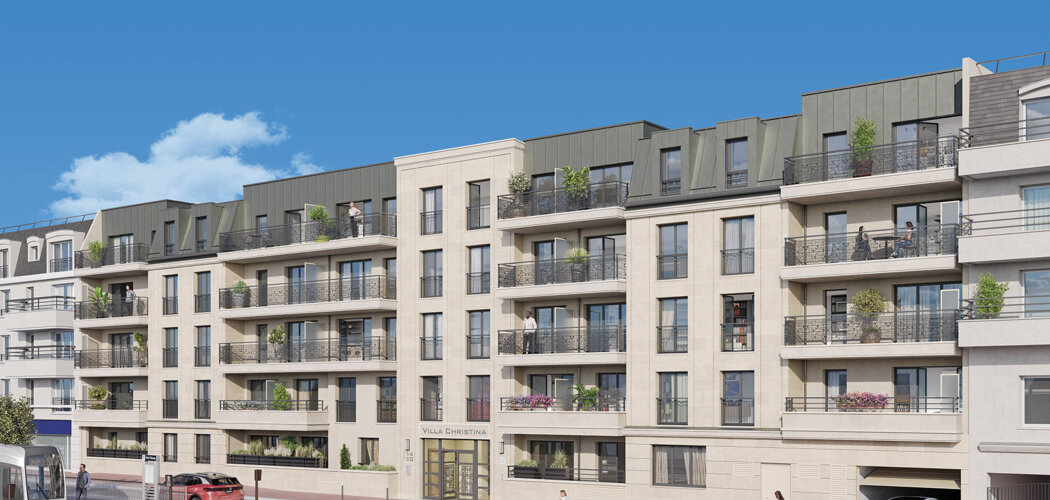 Programme immobilier neuf Villa Christina - Châtenay-Malabry à deux pas de la station de tramway T10 (92290) - Référence : 16607