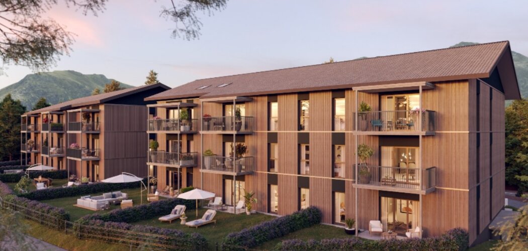 Programme immobilier neuf ACCORD BOISE - Châtillon-sur-Cluses : Appartements T2–T4 avec balcons, jardins et RT2012 à deux pas des stations de ski (74300) - Référence : 6351