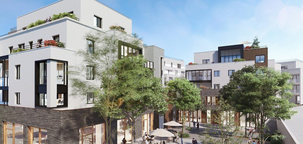 Programme immobilier neuf Le Patio des Artistes - Chatou : Appartements T2–T5 avec jardins, loggias et commerces proche de l’île des Impressionnistes (78400) - Référence : 14244