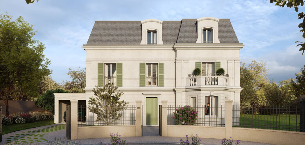 Programme immobilier neuf VILLA DES LANDES - Chatou maison neuve proche gare RER A (78400) - Référence : 16957