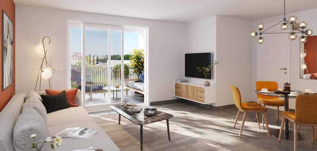Programme immobilier neuf Le Clos Chantereine - Chelles : appartements et maisons neuves à 600 m du centre commercial Terre-Ciel (77500) - Référence : 15683