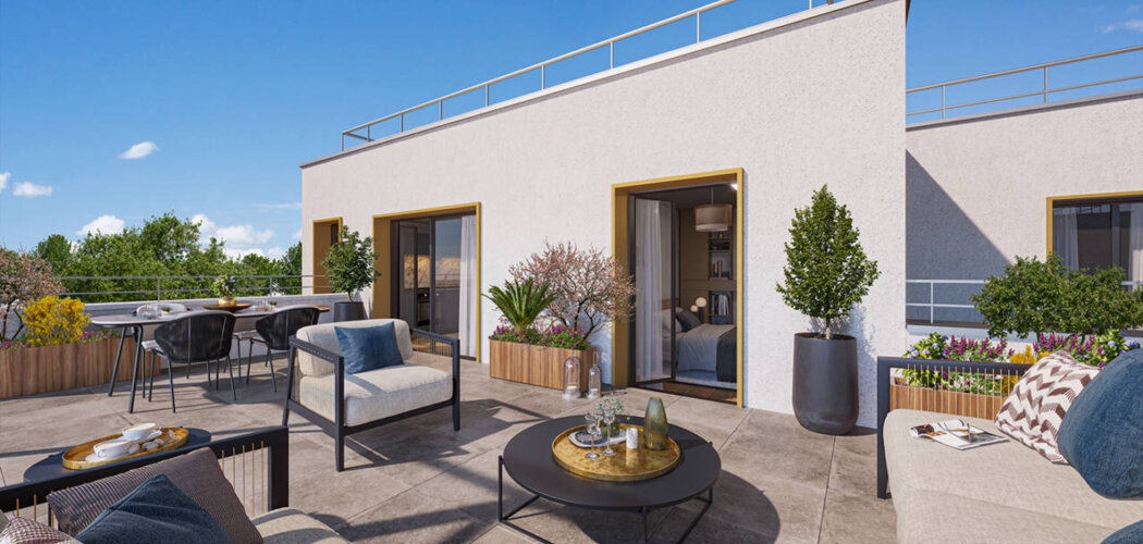 Programme immobilier neuf L'Opaline - Chennevières-sur-Marne : appartements neufs de 1 à 4 pièces en quartier de la Mairie (94430) - Référence : 15260
