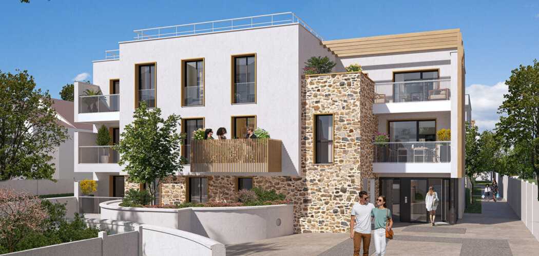 Programme immobilier neuf L'Opaline - Chennevières-sur-Marne : appartements neufs de 1 à 4 pièces en quartier de la Mairie (94430) - Référence : 15260