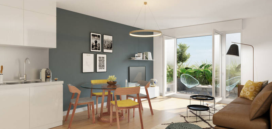 Programme immobilier neuf L'ENVERS - Chennevières-sur-Marne : Appartements studio–T4 avec domotique, jardins et commerces proche du centre commercial Pince Vent (94430) - Référence : 6428