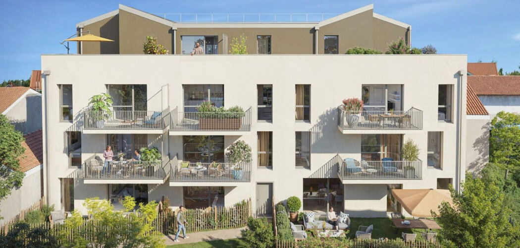 Programme immobilier neuf Résidence ATELIER 58 - Chenôve appartements et maisons proche centre ville de Dijon (21300) - Référence : 17554
