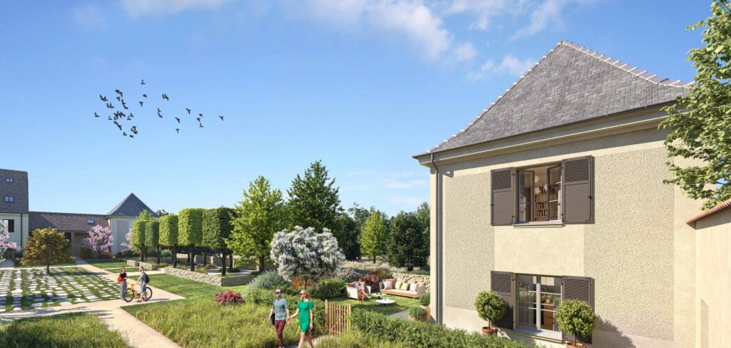 Programme immobilier neuf LA FERME DE CHESSY - Chessy : logements rénovés du studio au T5 dans le parc du Bicheret (77700) - Référence : 15857