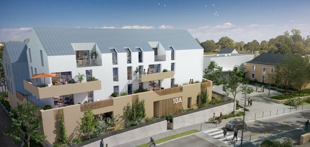 Programme immobilier neuf ECLAT - Chevaigné : 22 appartements neufs du 2 au 3 pièces en cœur de bourg (35250) - Référence : 14902