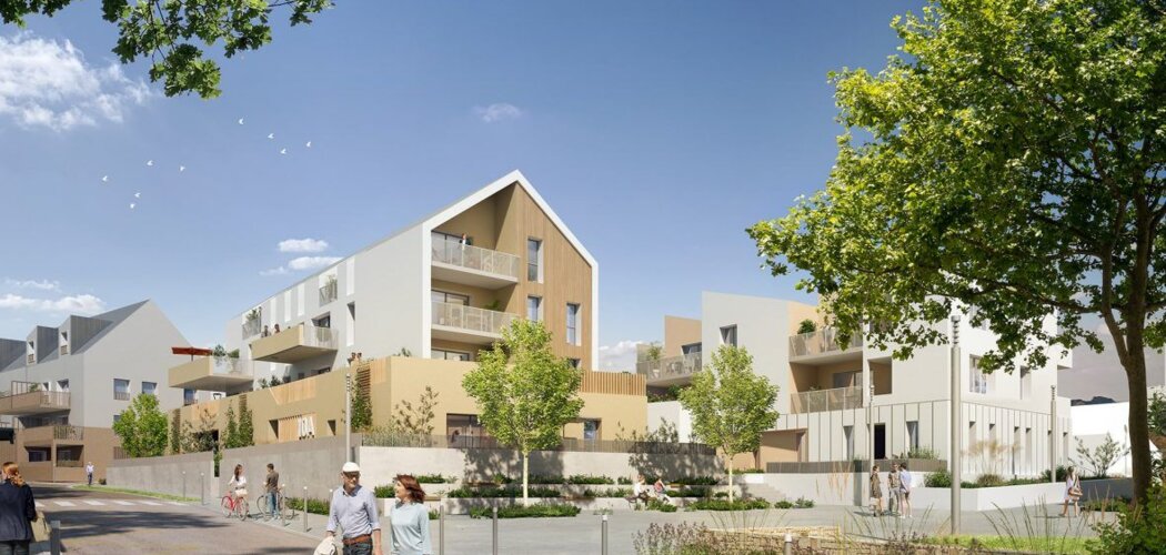 Programme immobilier neuf ECLAT - Chevaigné : 22 appartements neufs du 2 au 3 pièces en cœur de bourg (35250) - Référence : 14902