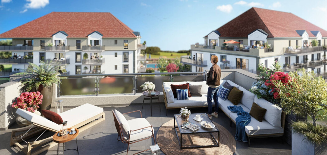 Programme immobilier neuf LES JARDINS DE CHEVIGNY - Chevigny-Saint-Sauveur, logements neufs et proximité commerces à 20 min de Dijon (21800) - Référence : 11088
