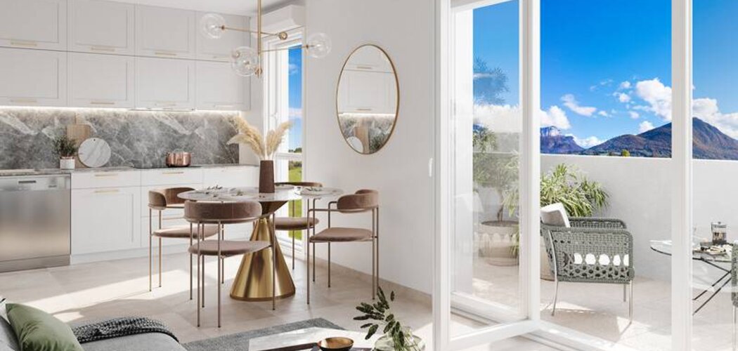 Programme immobilier neuf Orea - Chindrieux : 19 appartements neufs entre lac et montagne proche d’Aix-les-Bains (73310) - Référence : 7545