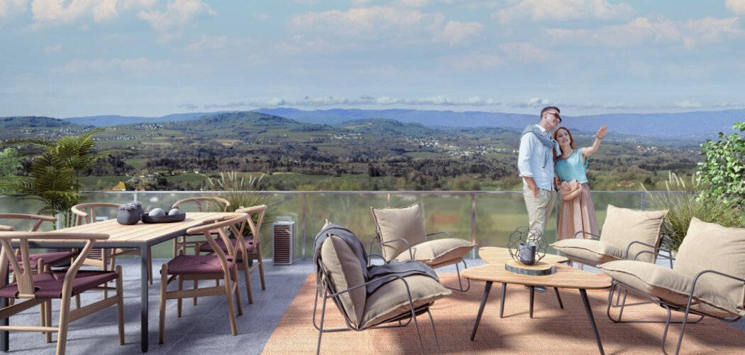 Programme immobilier neuf Le Verger - Choisy : Appartements T2–T4 avec terrasses, parc paysager et proximité Annecy (74330) - Référence : 7070