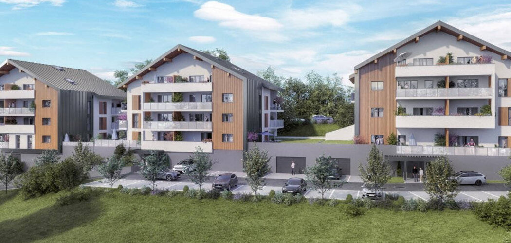 Programme immobilier neuf Le Verger - Choisy : Appartements T2–T4 avec terrasses, parc paysager et proximité Annecy (74330) - Référence : 7070