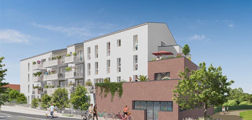 Programme immobilier neuf Les Jardins des Mauges - Cholet : appartements neufs du 2 au 4 pièces proche gare et centre-ville (49300) - Référence : 15397