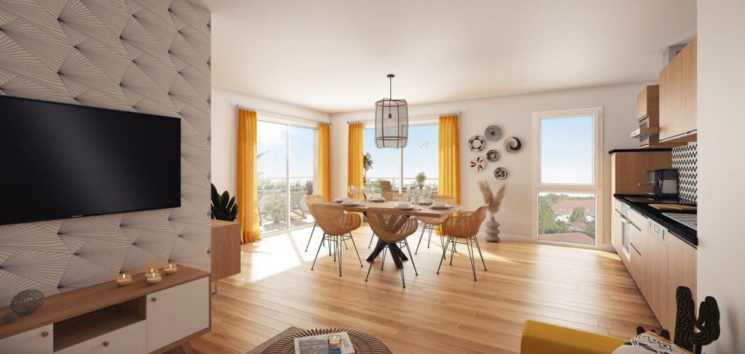 Programme immobilier neuf ORGANZA - Cholet, résidence neuve à 15 min du centre-ville et de ses commerces (49300) - Référence : 15976