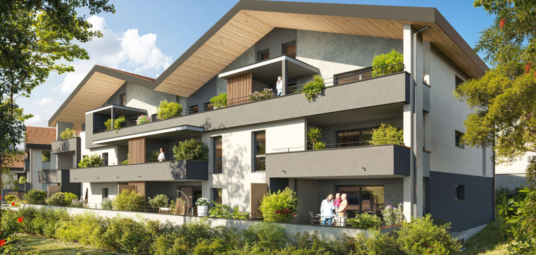 Programme immobilier neuf LES HAUTS DE LA RONZY - Claix adresse neuve entre nature et Grenoble (38640) - Référence : 17884