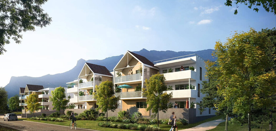 Programme immobilier neuf Le Bocage de Joanny -  Claix : appartements neufs à 10 min de Grenoble avec vue sur le Vercors (38640) - Référence : 14849