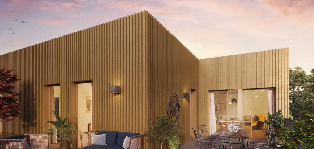 Programme immobilier neuf Clos Garden - Claix : Appartements T2–T4 avec terrasses, RT2012 et vues sur massifs au cœur d’un parc arboré (38640) - Référence : 14321