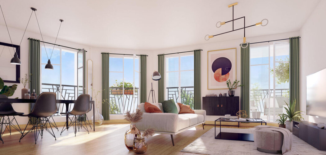 Programme immobilier neuf Clam'art - Clamart : 55 appartements neufs du studio au 5 pièces à 6 km de Paris (92140) - Référence : 10823