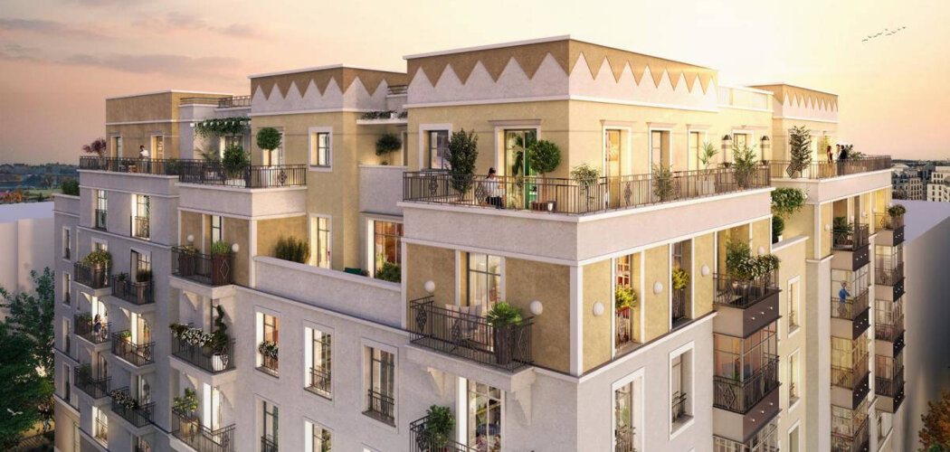 Programme immobilier neuf L'Orfèvre - Clamart : Appartements studio–T6 avec terrasses, jardins privatifs et proximité Grand Canal (92140) - Référence : 18024
