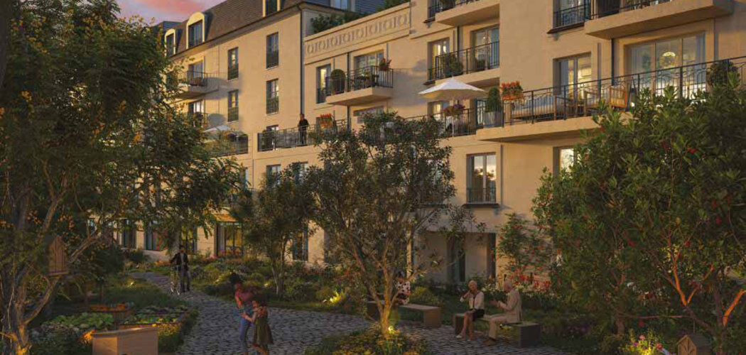 Programme immobilier neuf LUTECIA - Clamart : Appartements T2–T5 avec terrasses, parking sécurisé et proximité arrêt T6 Soleil Levant (92140) - Référence : 14767