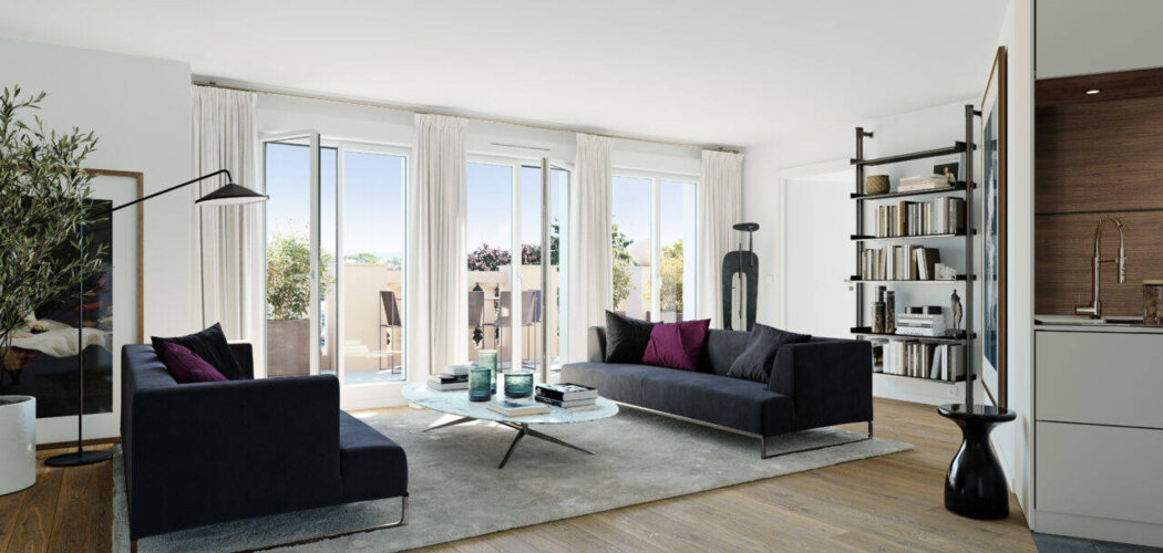 Programme immobilier neuf La Boisserie - Clamart : maisons et appartements neufs du 2 au 5 pièces à 500m du tramway T6 (92140) - Référence : 15312