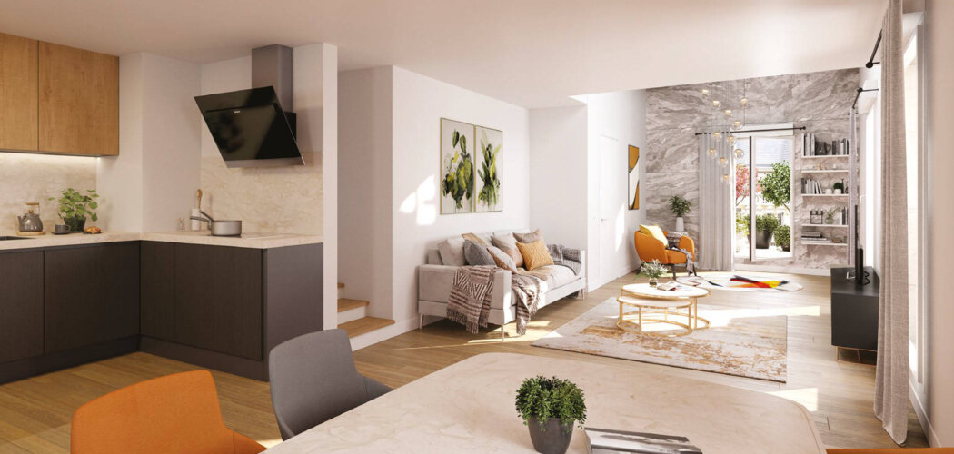 Programme immobilier neuf Panorama Beaurivage - Bagatelle - Clamart proche bus 14 et Square Hélène Boucher (92140) - Référence : 17432
