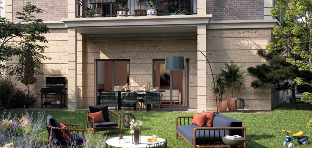 Programme immobilier neuf LES TERRASSES MANSART - Clamart proche tram T6 Soleil Levant résidence moderne et verdoyante (92140) - Référence : 17119