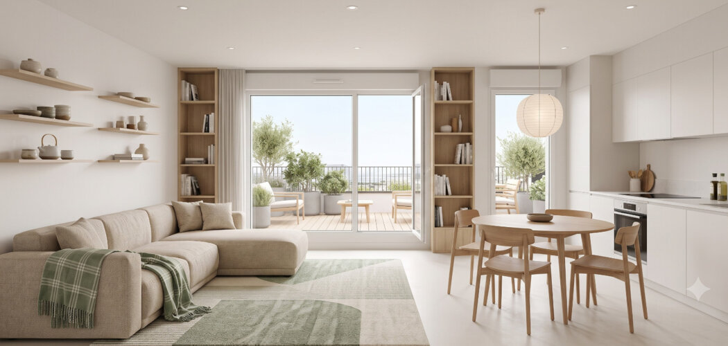 Programme immobilier neuf FAVORI - Clayes-sous-Bois : appartements neufs du studio au 4 pièces proche du futur métro 18 (78340) - Référence : 14957