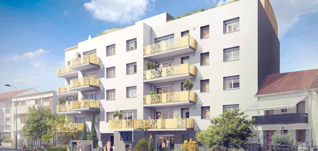 Programme immobilier neuf LES JARDINS DE MUSSET - Clermont-Ferrand : appartements neufs contemporains près de la gare (63000) - Référence : 12026