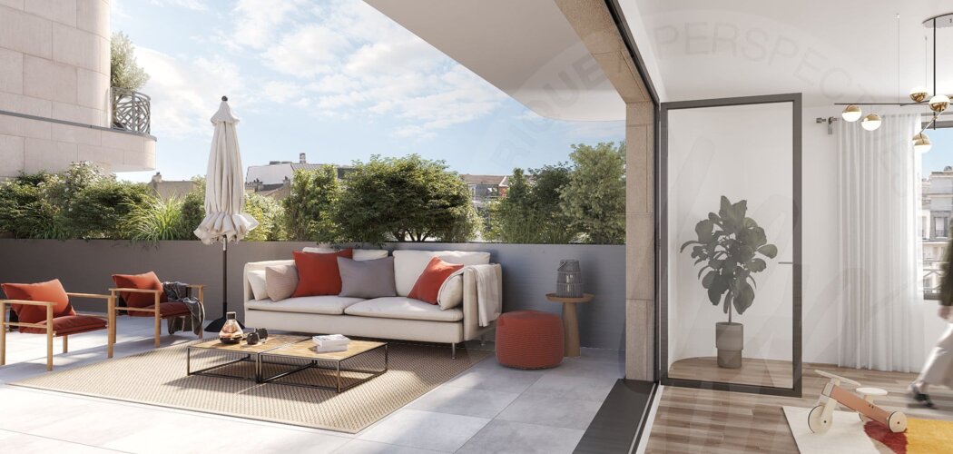 Programme immobilier neuf TOPAZE - Clichy : appartements neufs du studio au 6 pièces à 5 min des berges de Seine et du métro 13 (92110) - Référence : 15990