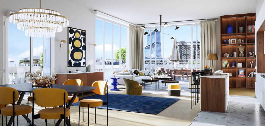Programme immobilier neuf CARRÉ MARTRE - Clichy  aux portes de Paris en ligne 14 (92110) - Référence : 16213