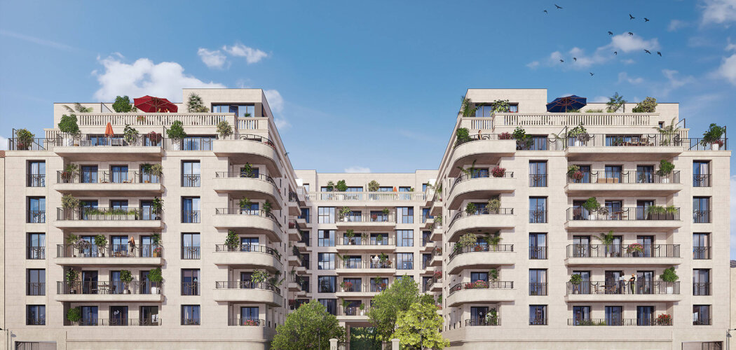Programme immobilier neuf CARRÉ MARTRE - Clichy  aux portes de Paris en ligne 14 (92110) - Référence : 16213