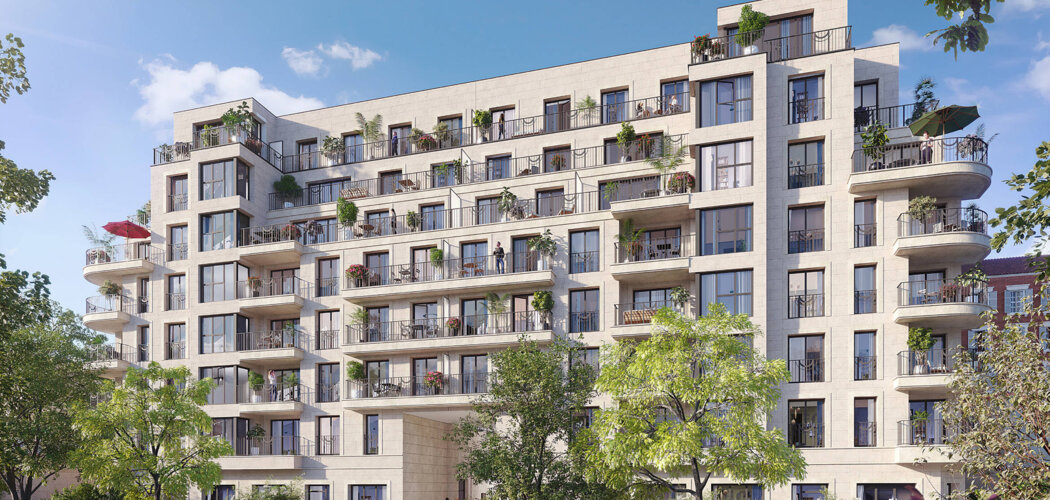 Programme immobilier neuf CARRÉ MARTRE - Clichy  aux portes de Paris en ligne 14 (92110) - Référence : 16213