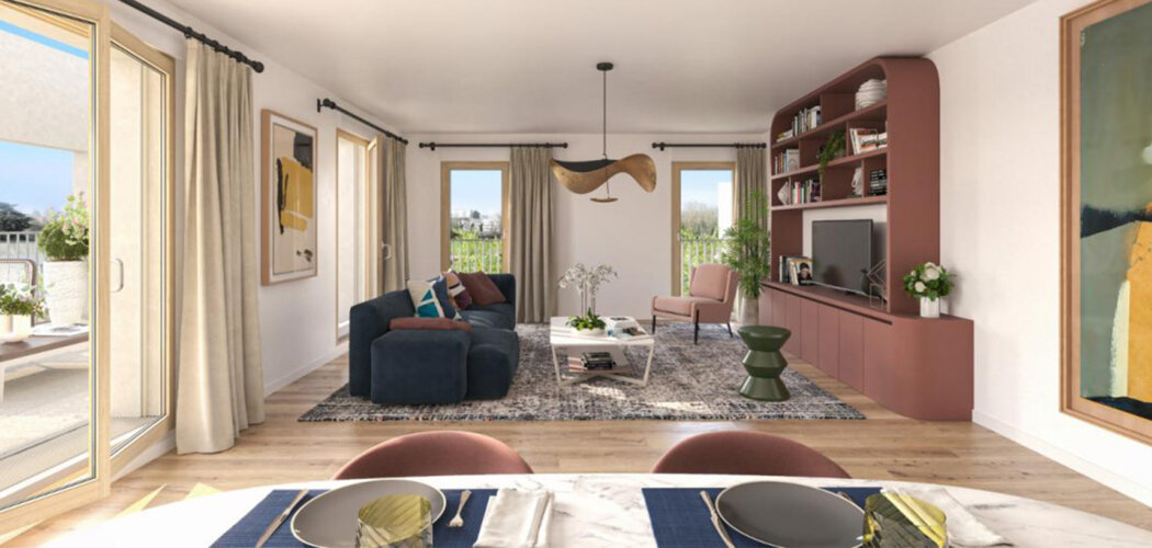 Programme immobilier neuf LATITUDE SEINE - Clichy résidence calme proche ligne 13 et bords de Seine (92110) - Référence : 17818