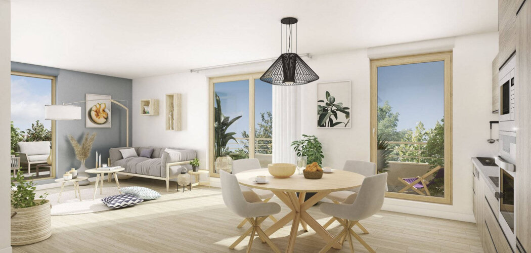 Programme immobilier neuf NOEME - Clichy-sous-Bois : appartements neufs du studio au 5 pièces proche T4 et métro 16 (93390) - Référence : 17331