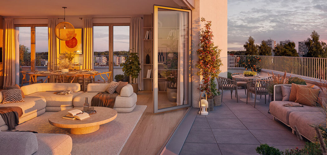 Programme immobilier neuf Ellipsée - Clichy-sous-Bois : appartements neufs studio à 5 pièces proches du tramway T4 et de la ligne 16 (93390) - Référence : 16013