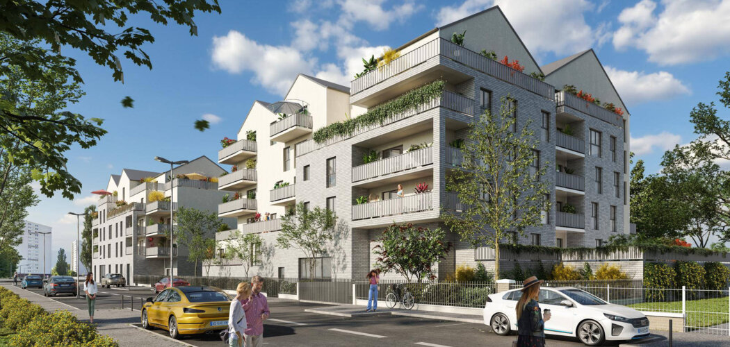 Programme immobilier neuf Coeur Gaïa - Clichy-sous-Bois résidence neuve à 2 min du T4 (93390) - Référence : 17297