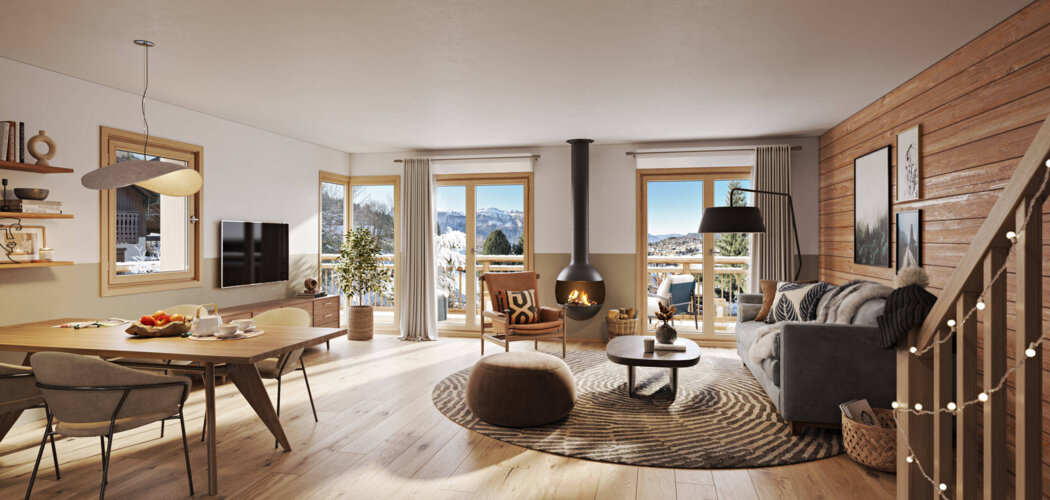 Programme immobilier neuf La Soldanelle - Cluses résidence neuve au cœur du Grand Massif (74300) - Référence : 11631