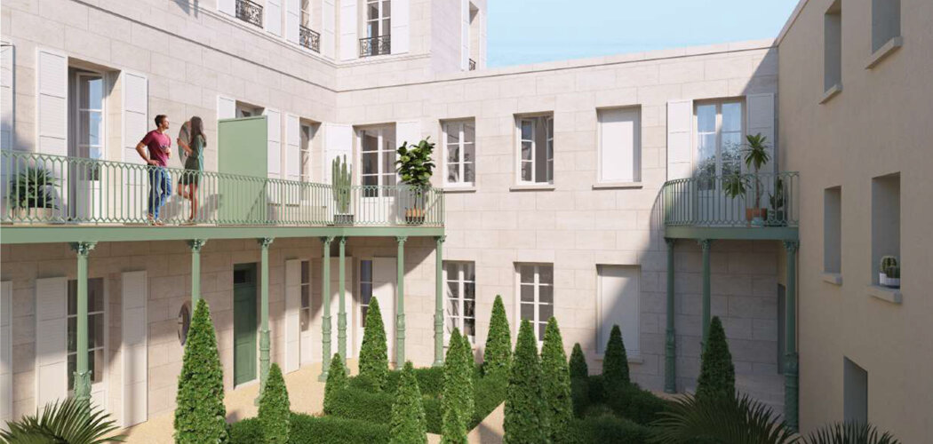 Programme immobilier neuf PAVILLON VALOIS - Cognac réhabilitation en plein centre à deux pas du Jardin Central (16100) - Référence : 14532