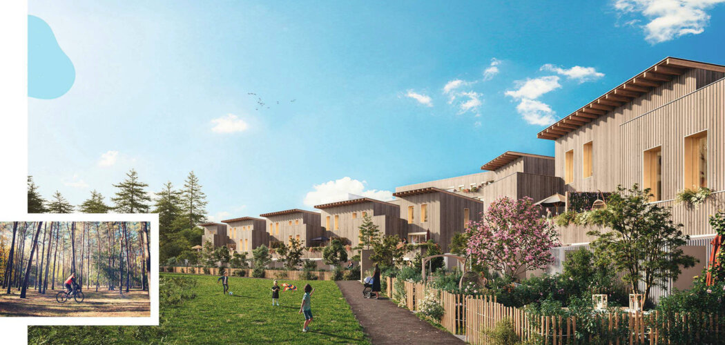 Programme immobilier neuf LES DEMEURES DE GAÏA - Cognin : appartements neufs du 2 au 5 pièces en écoquartier Villeneuve (73160) - Référence : 15122