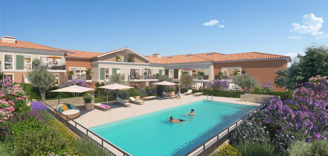 Programme immobilier neuf ENSOLEILLA - DOMAINE PRIVE - Cogolin : appartements neufs du 2 au 4 pièces à 15 min du centre historique (83310) - Référence : 17330