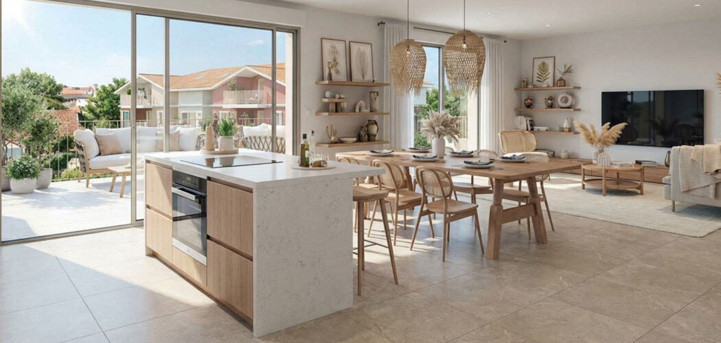 Programme immobilier neuf Soléa - Cogolin proche centre-ville à pied dans le Golfe de Saint-Tropez (83310) - Référence : 17114